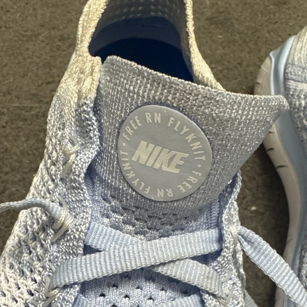 Nike Sky Blue Knit Running Shoes - Picture 2 of 7